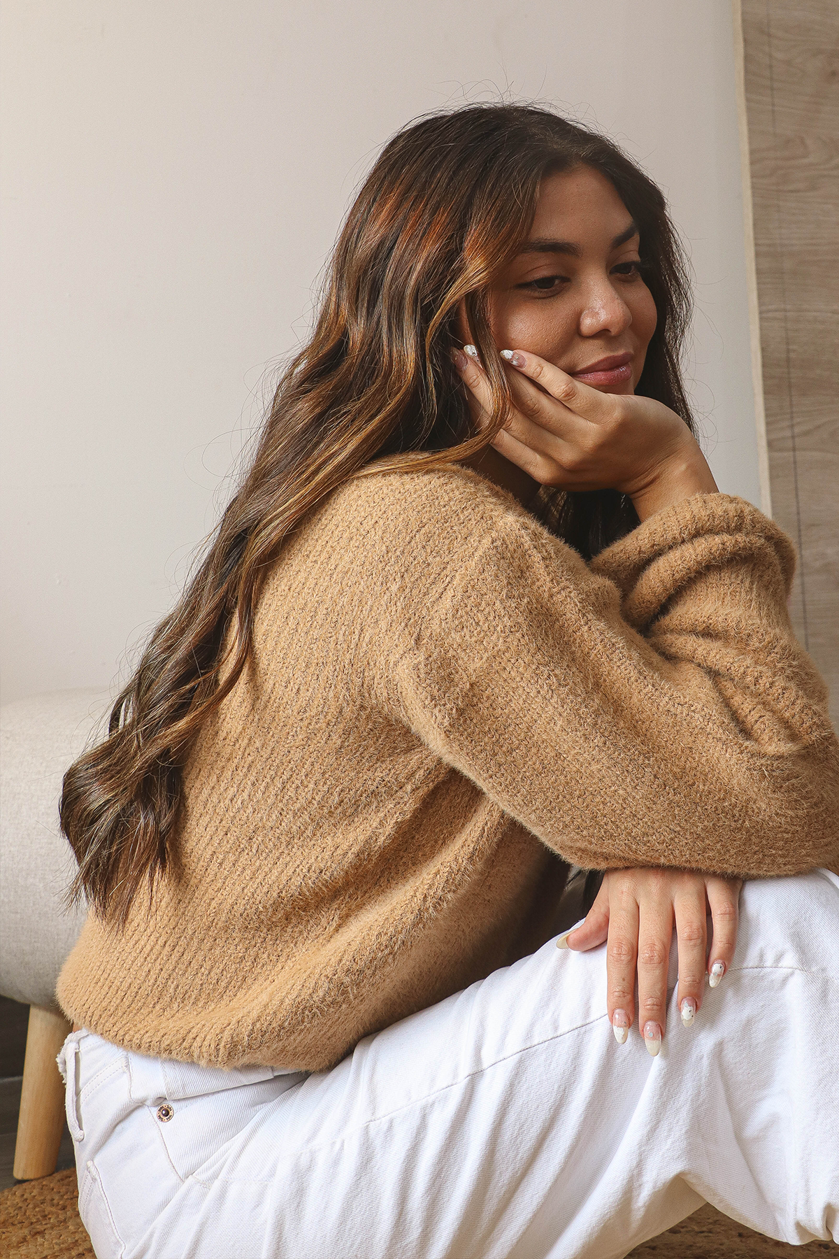 Emilia Camel Sweater