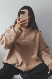 Curvy Nude Sweatshirt