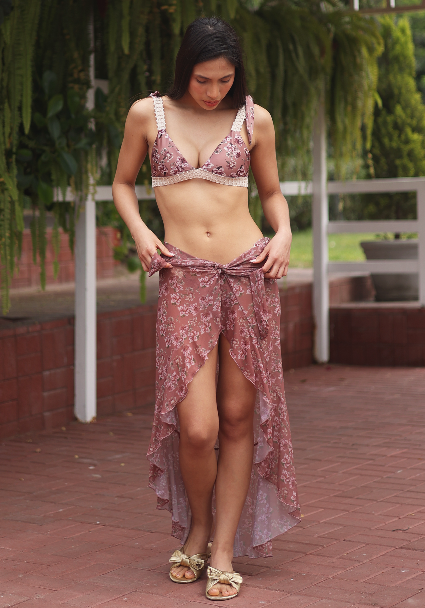 Haydee Rose Maxi Skirt