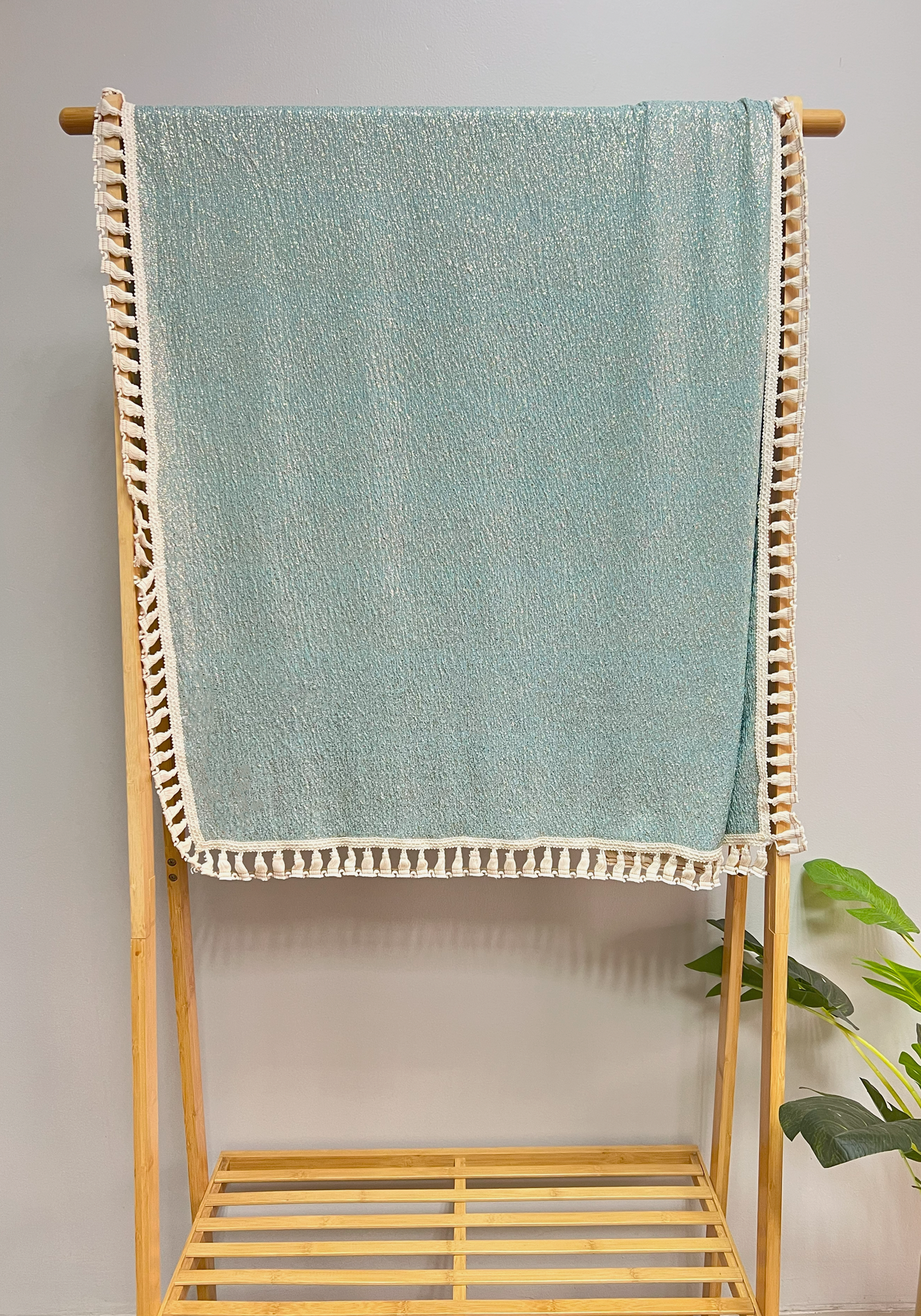 Melania Aqua Beach Towel