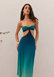 Serena Aqua Dress