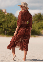 ESCARLATA CORAL DRESS