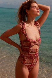 Violette Patchwork One Piece